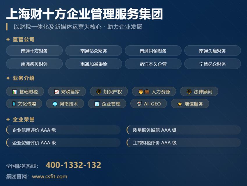 深耕南通本土財稅服務，一站式企業管家助力企業財務無憂